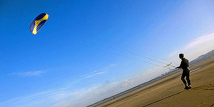 Soar above Devon's cliff-lined coast